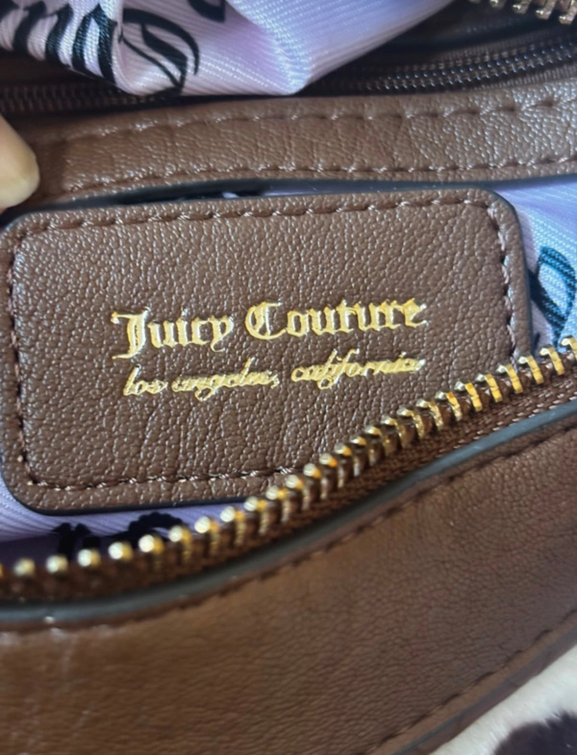 Juicy Couture Romance Cow Print Hobo чанта