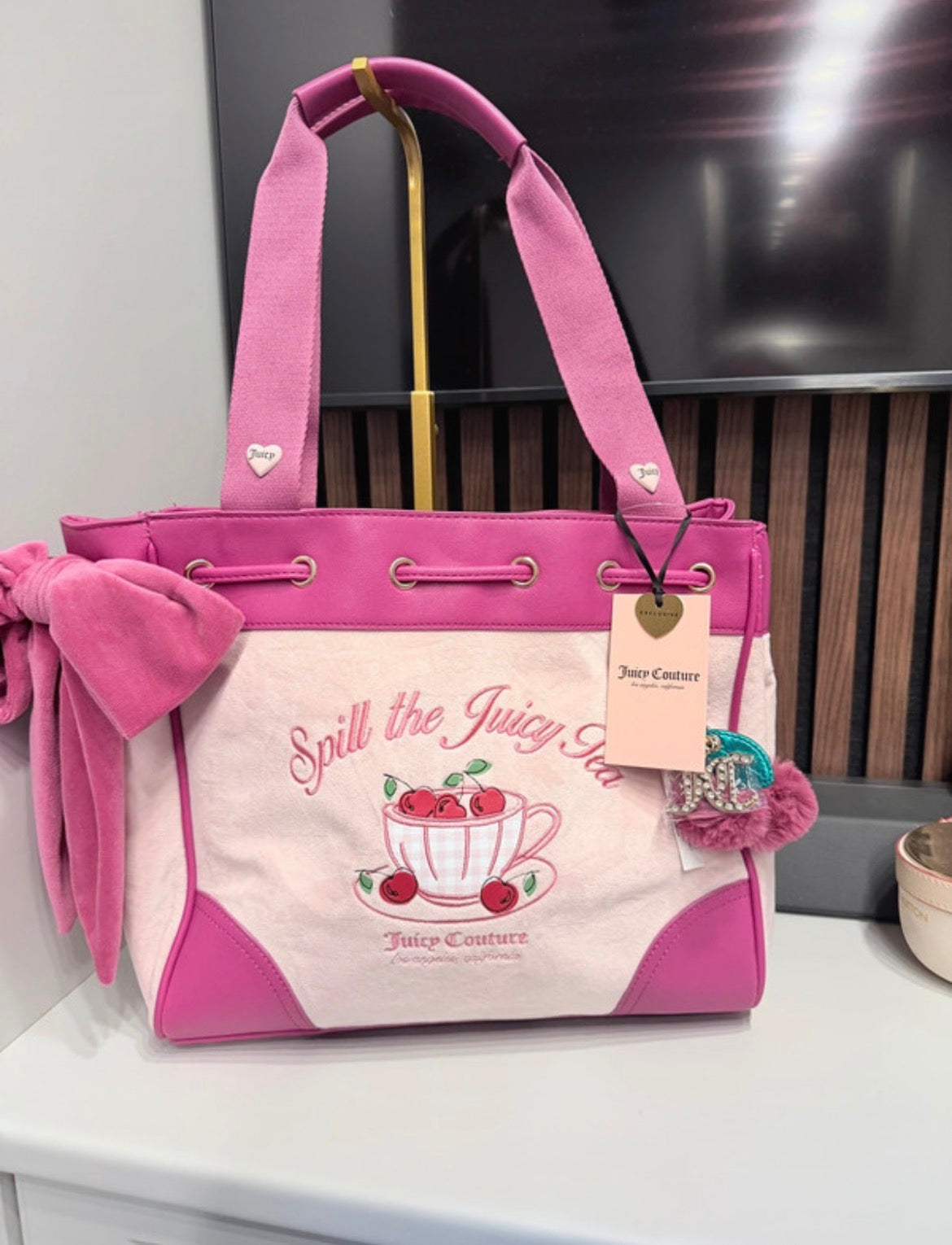 Juicy Couture Sweet Tea Party Daydreamer Tote чанта