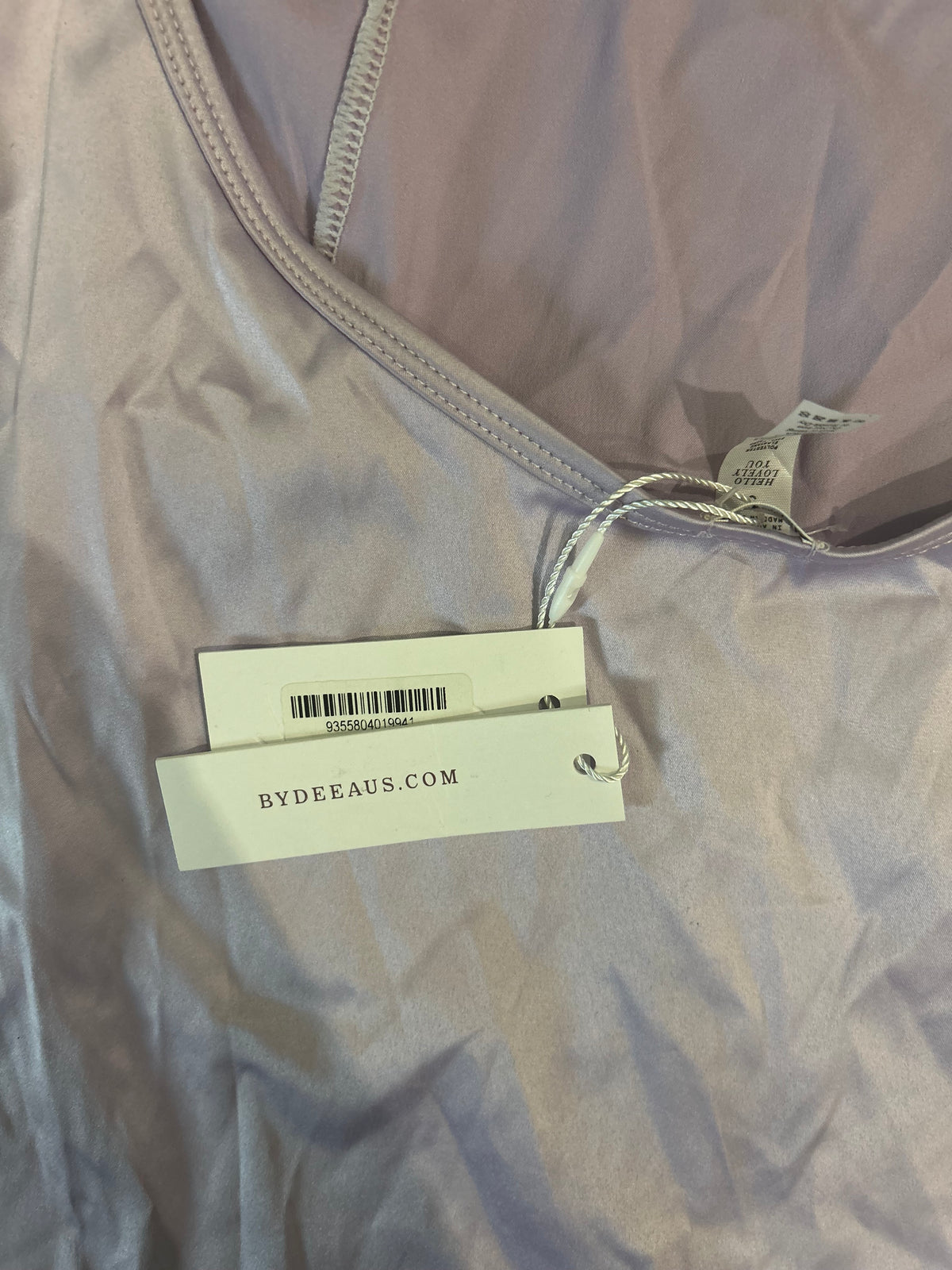 Bydee Lilac Satin Mini рокля