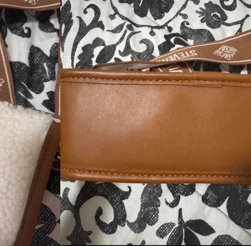 Чанта Steve Madden с teddy текстура