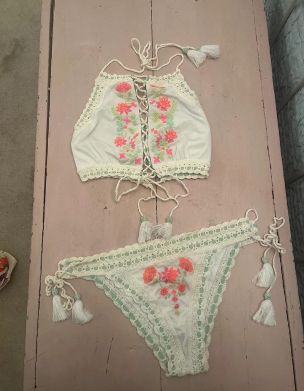 Винтидж плетен бански Rinikini