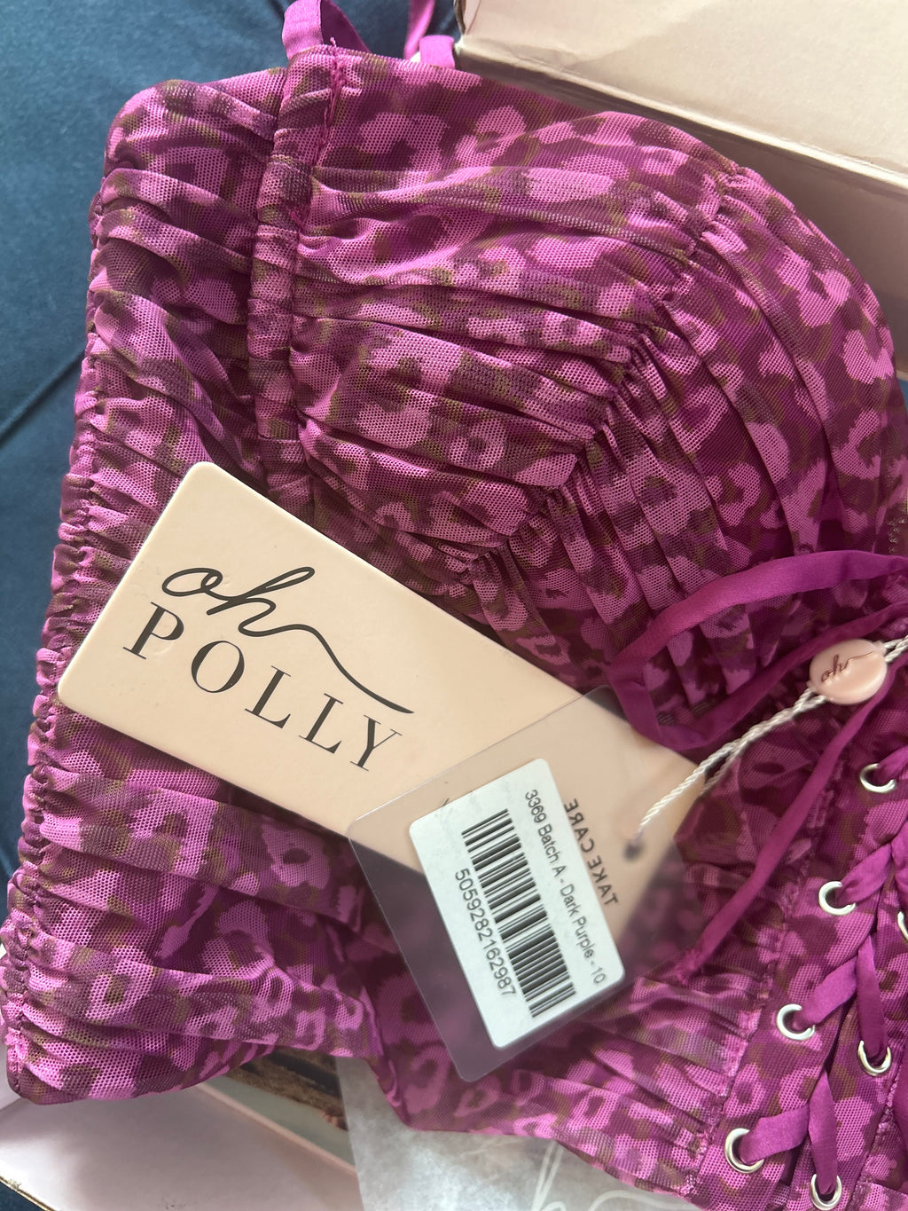 Oh Polly corset crop top