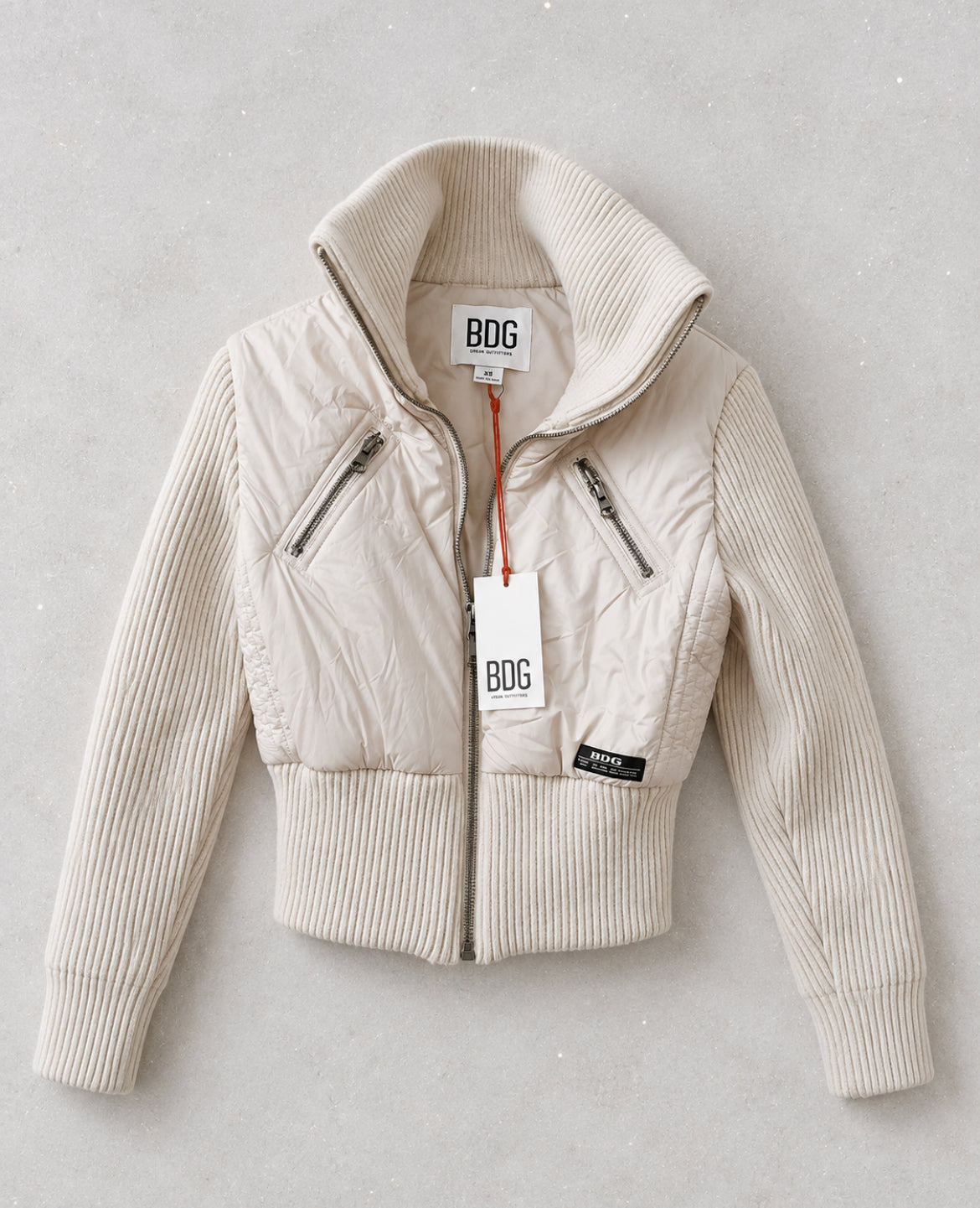 BDG for Urban Outfitters cropped hybrid jacket