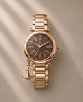 Vivienne Westwood Mother Orb часовник в rose-gold нюанс