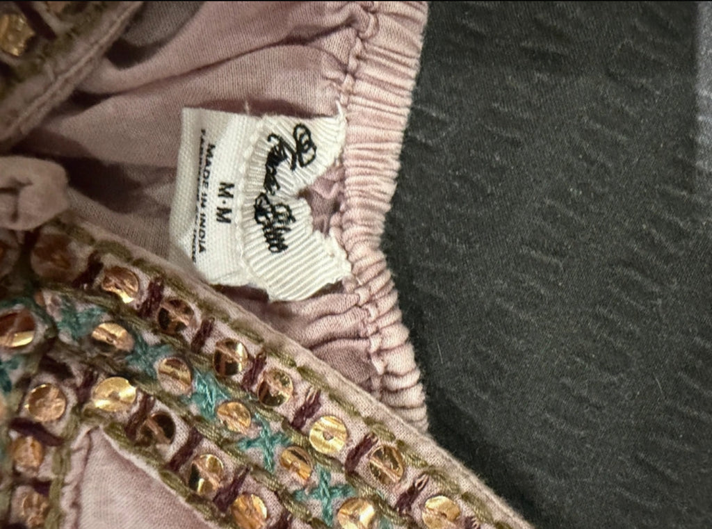 Kimchi Blue Maddie embroidered babydoll мини рокля