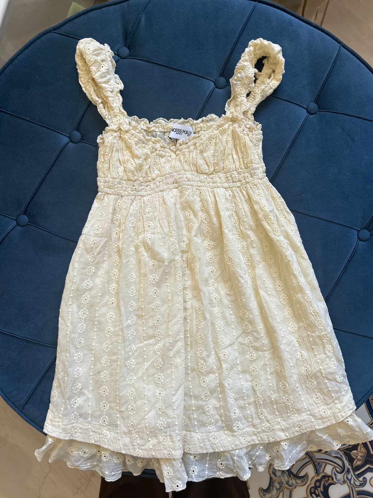 Жълта мини babydoll рокля Princess Polly