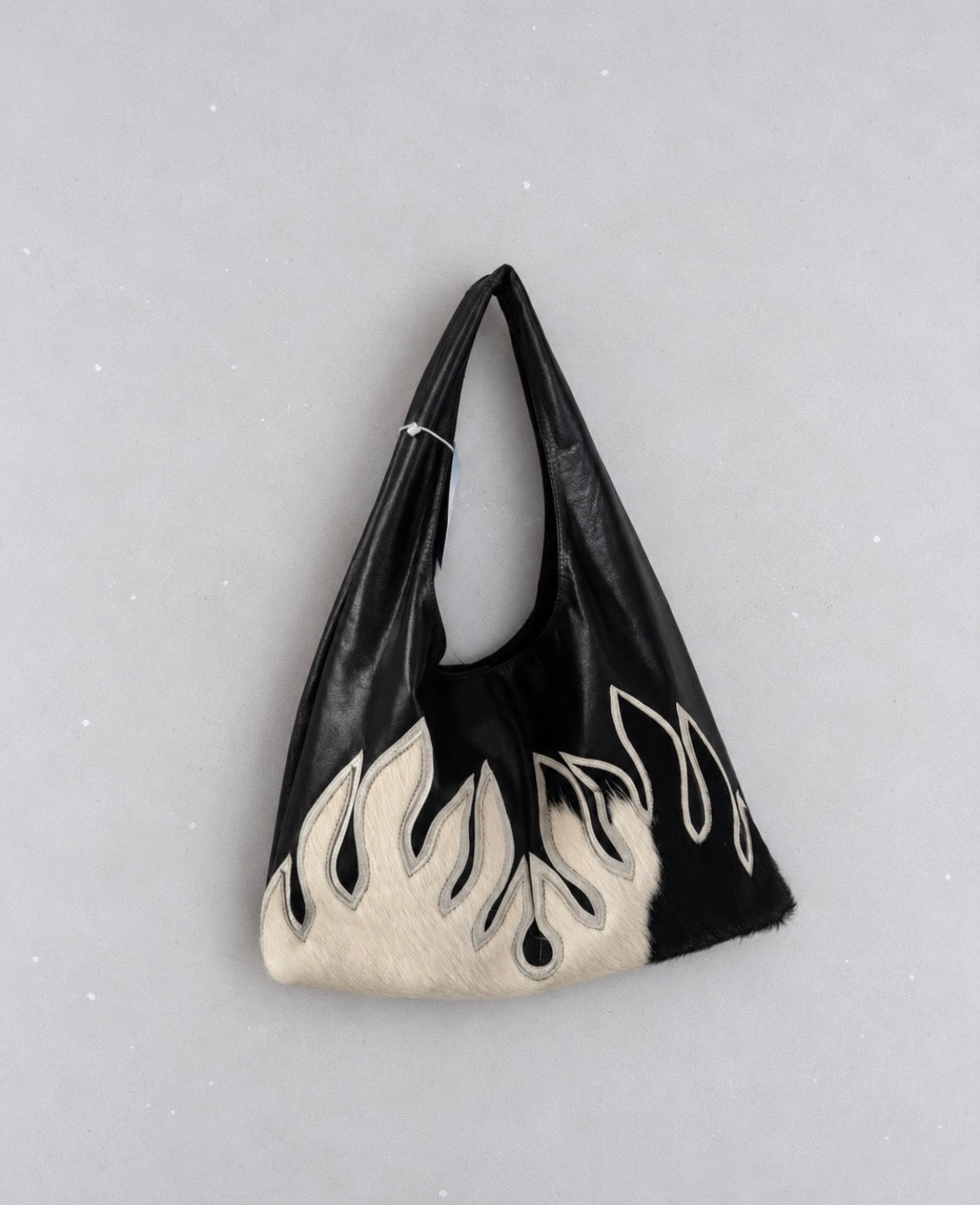 Vintage Flame Hobo чанта с естествен косъм
