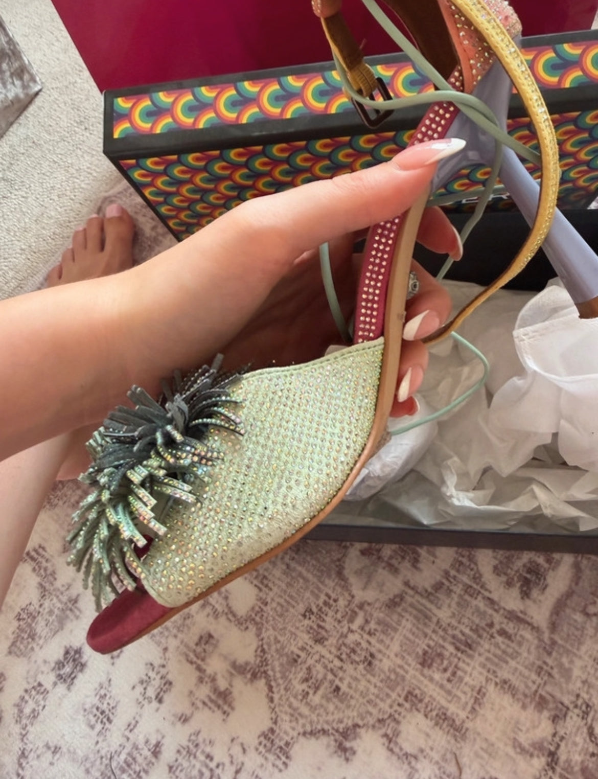 Kurt Geiger embellished heels с истински statement дизайн