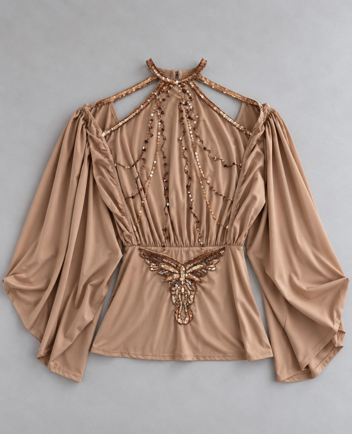 Jaded London Embellished Backless Mini рокля