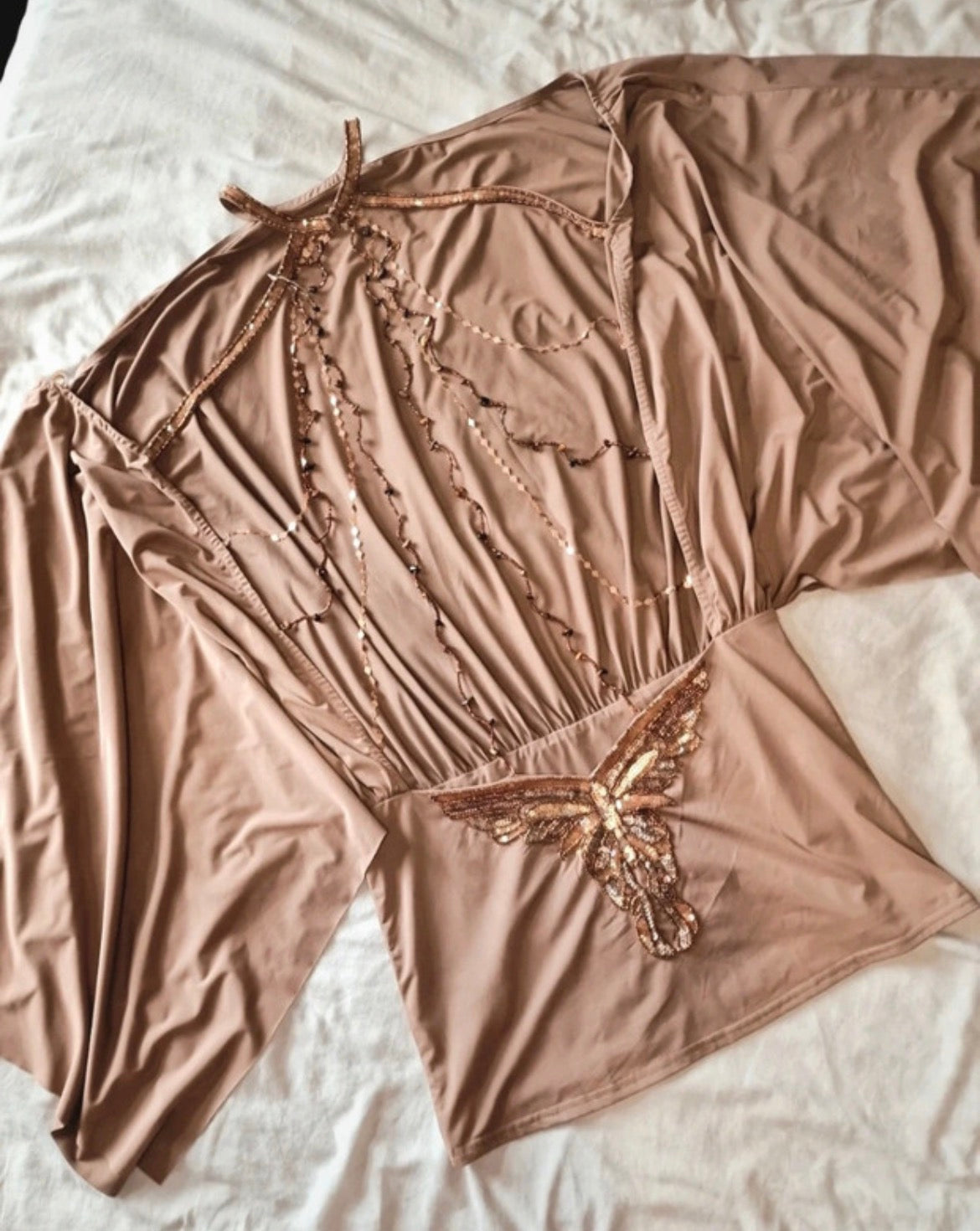 Jaded London Embellished Backless Mini рокля