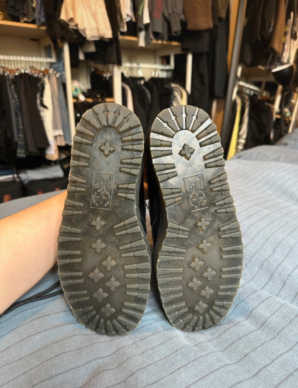 Dr. Martens Ramsey Monk Zebra Print Creepers - 38