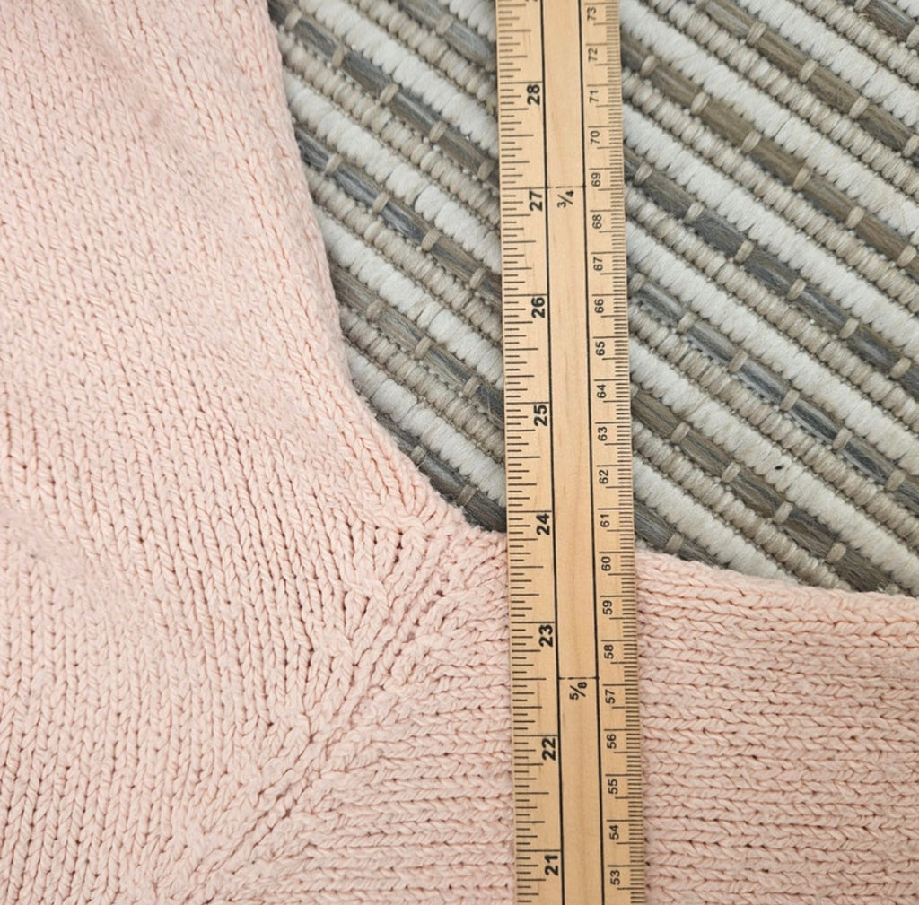River Island Pastel Pink Chunky Knit Cropped Jumper
