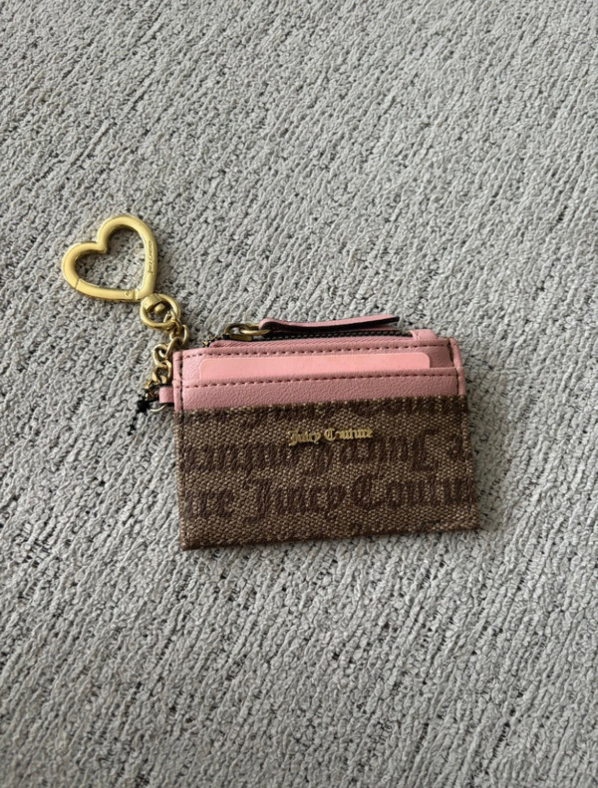Juicy Couture Pink & Brown Monogram портмоне