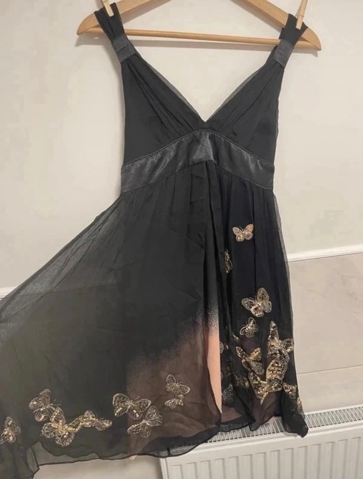 Karen Millen Vintage Y2K рокля - 100% коприна