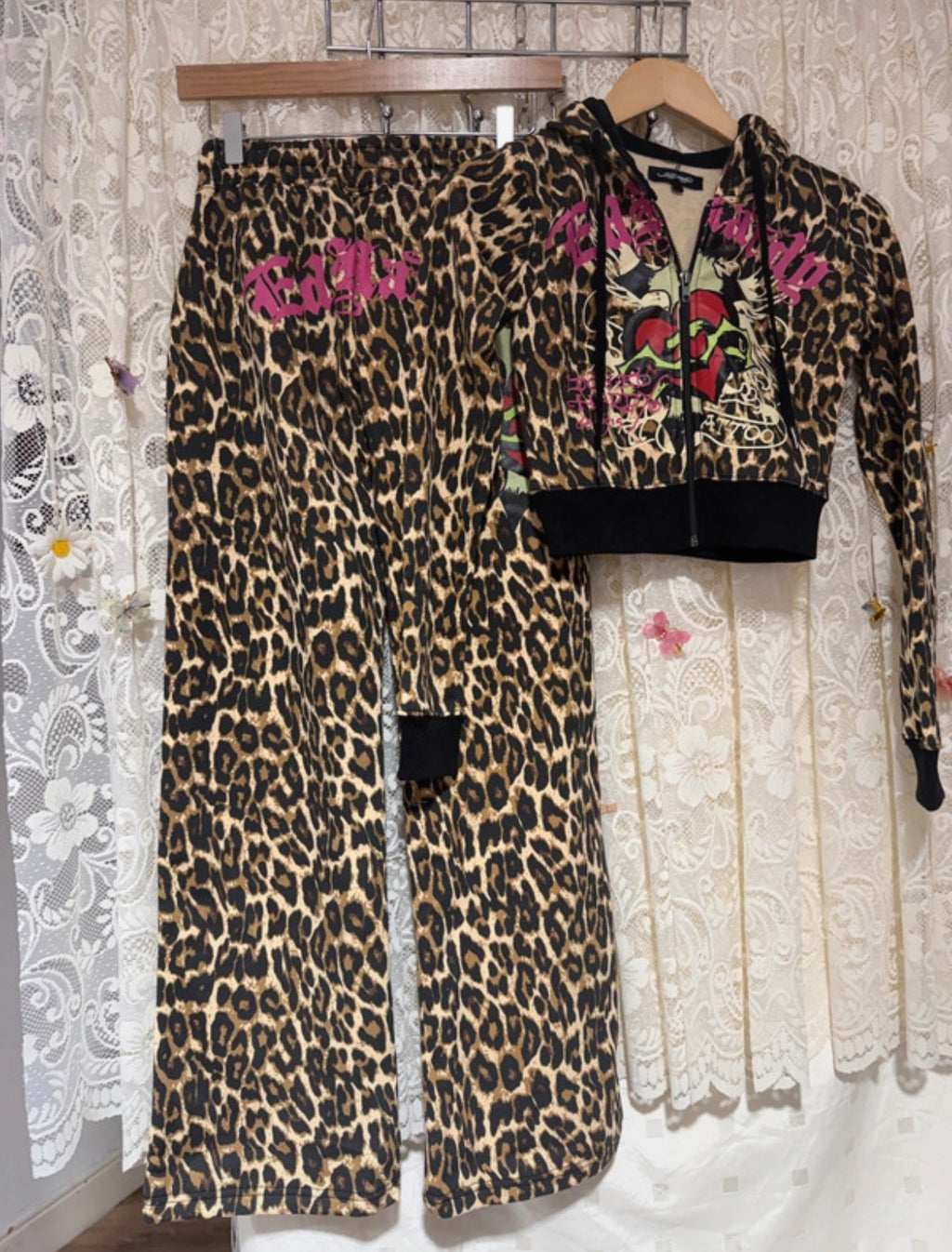 Ed Hardy Leopard Print Tracksuit