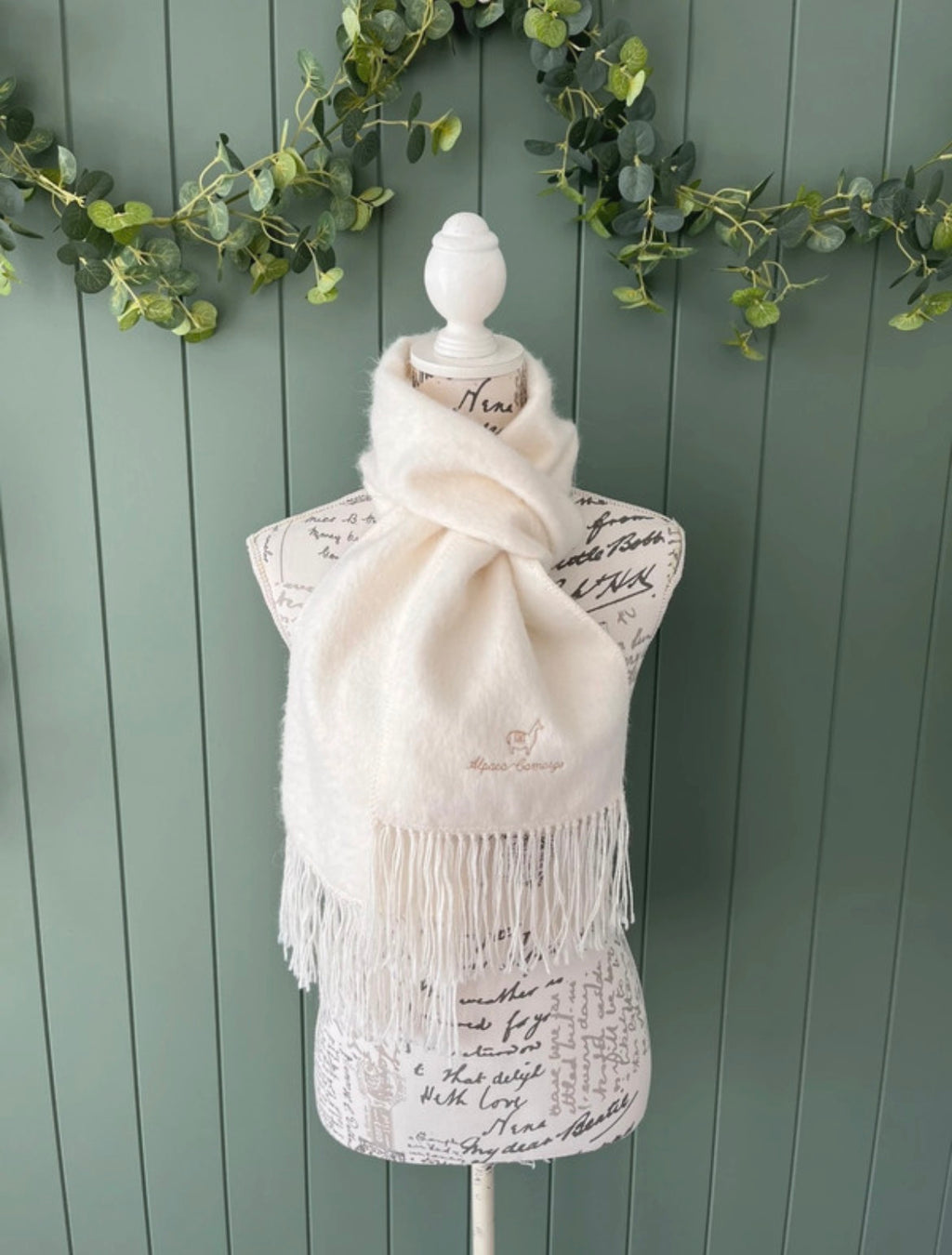 Alpaca Camargo шал от алпака с ресни