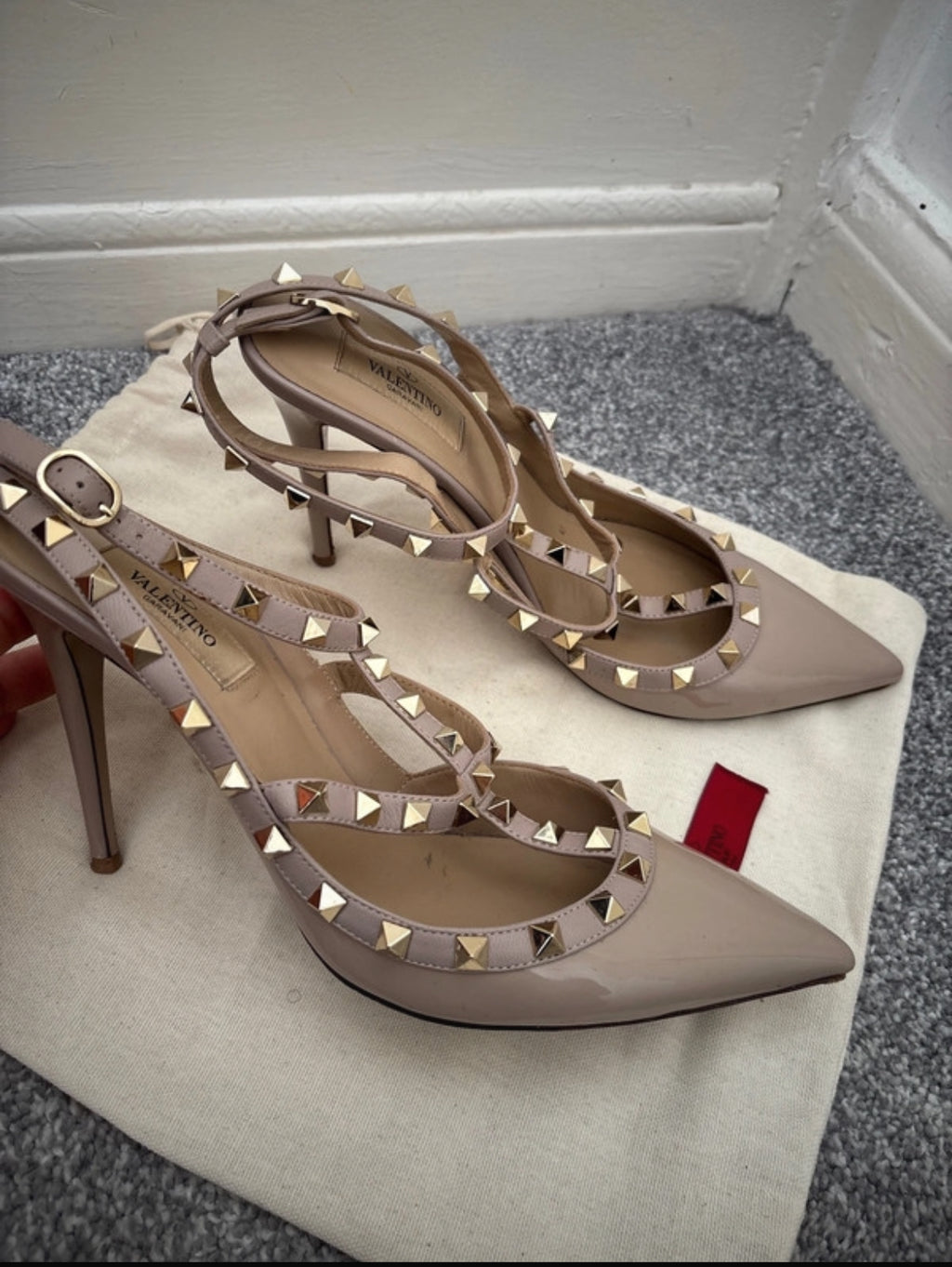 Valentino Garavani Rockstud обувки на ток - 40,5