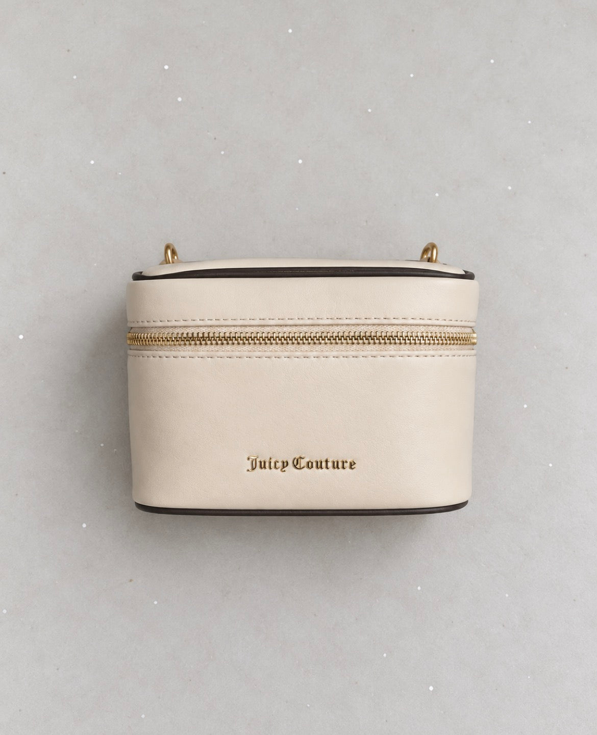 Juicy Couture Cream Vanity Makeup Bag