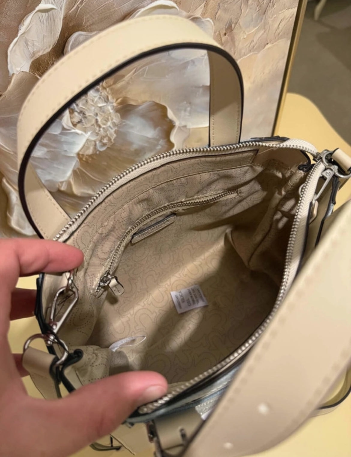 True Religion handbag със структурирана правоъгълна форма