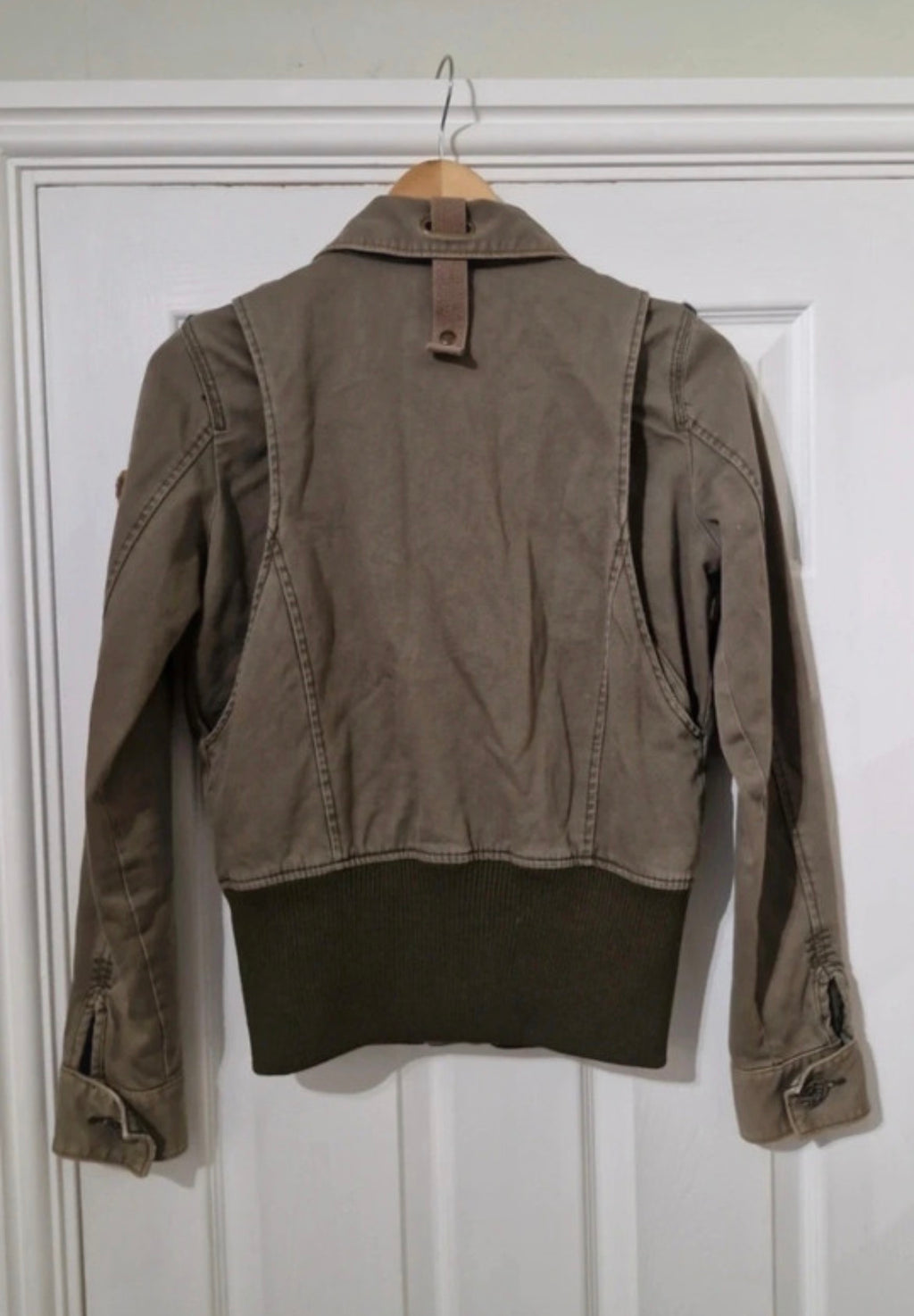 Vintage Miss Sixty Y2K Khaki Bomber яке