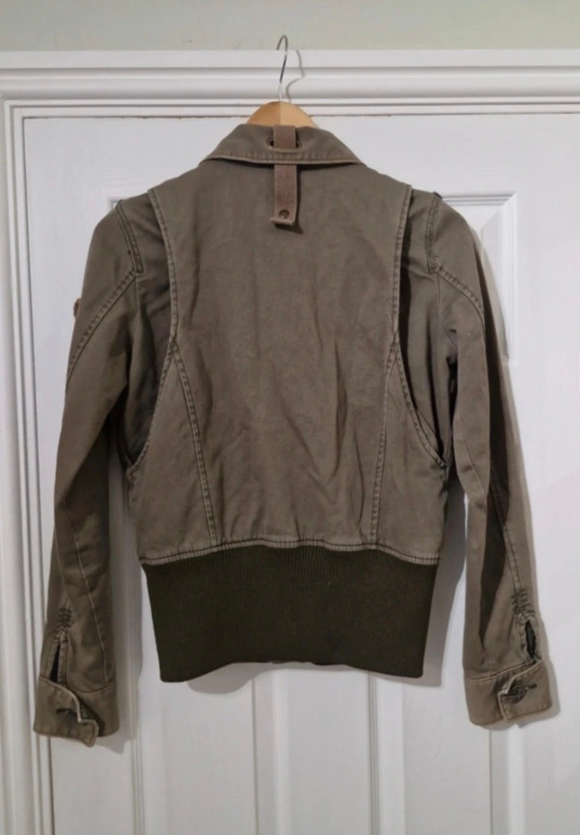 Vintage Miss Sixty Y2K Khaki Bomber яке