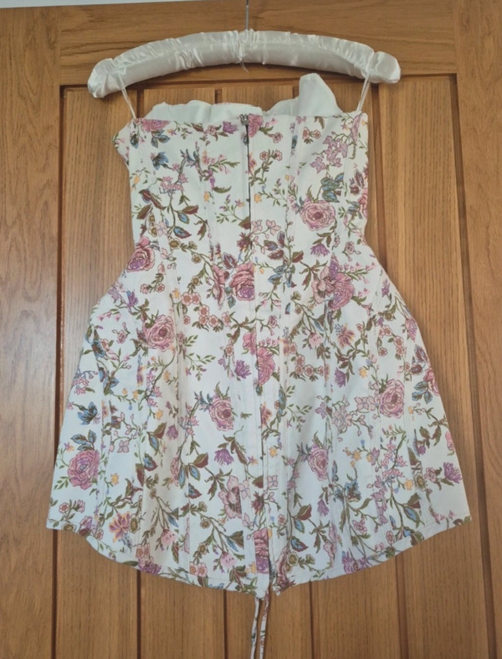 Zara floral corset mini рокля