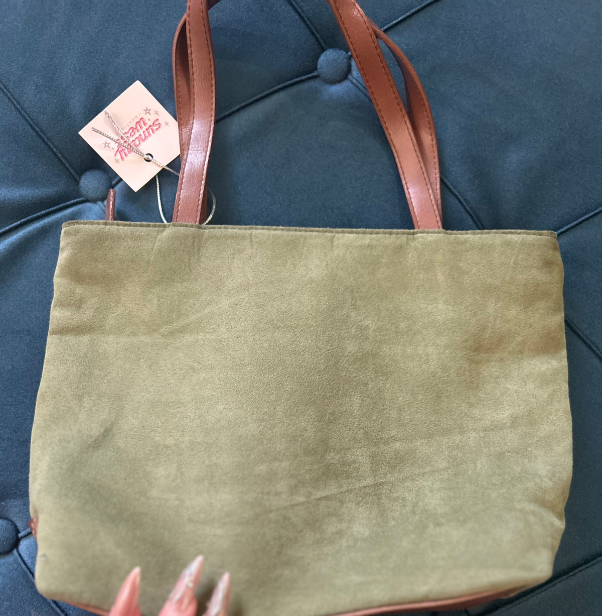 Longaberger Embroidered Picnic Tote чанта