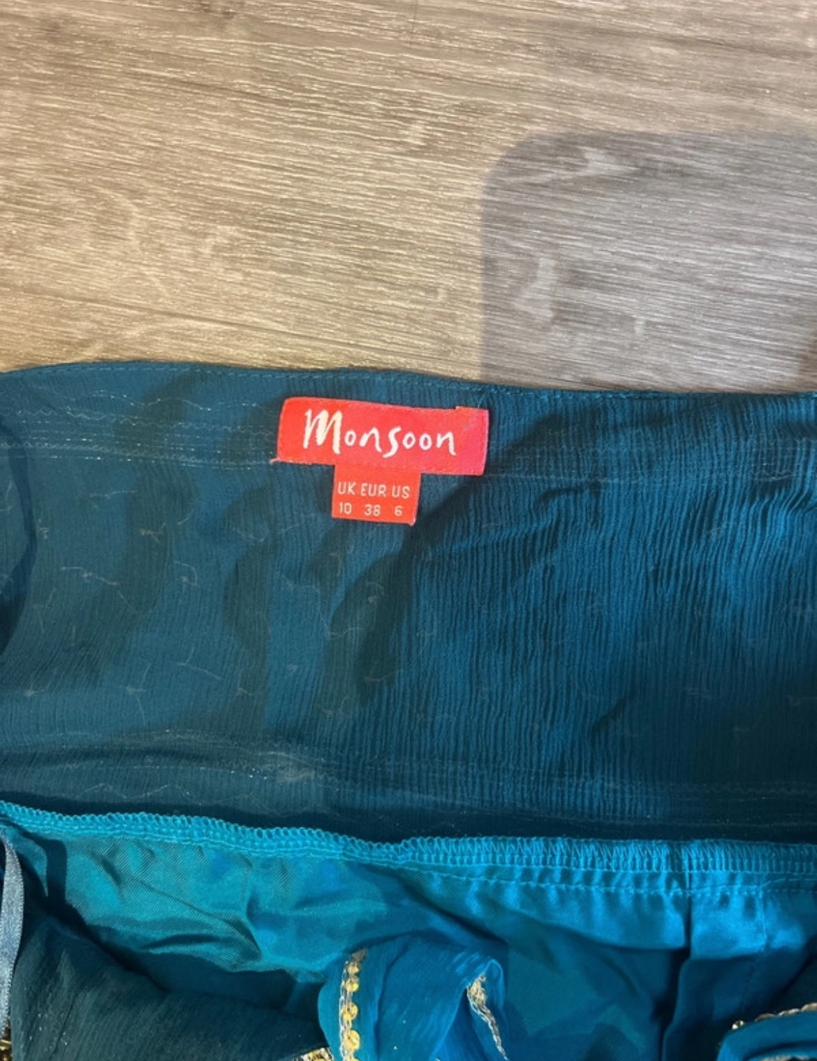 Vintage Monsoon embellished макси рокля