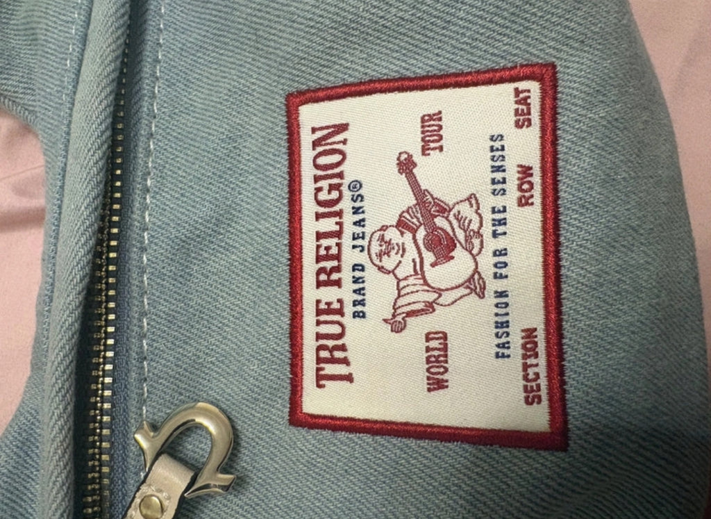 True Religion shoulder bag в светлосин denim