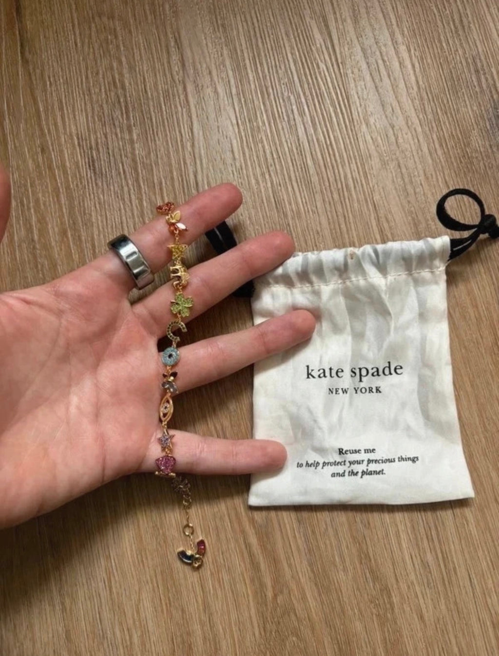 Kate Spade New York Gold Charm гривна