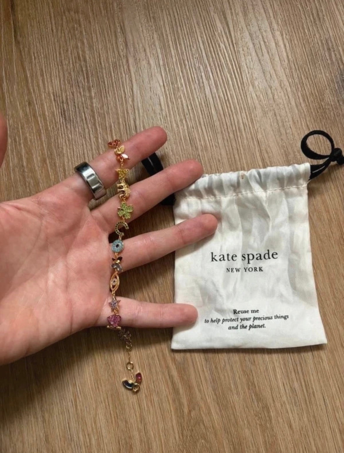 Kate Spade New York Gold Charm гривна