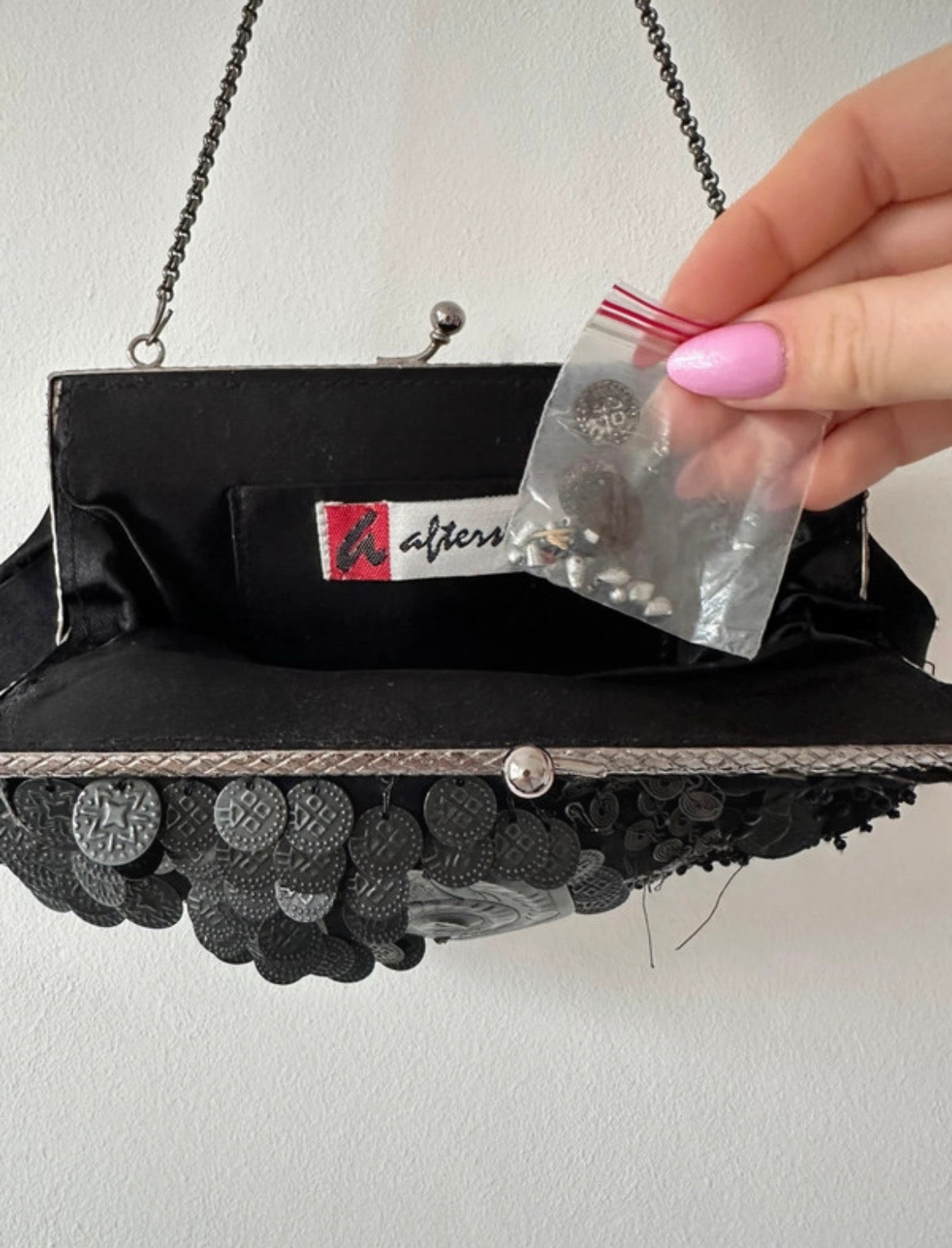 Vintage Aftershock Y2K Embellished Clutch чанта