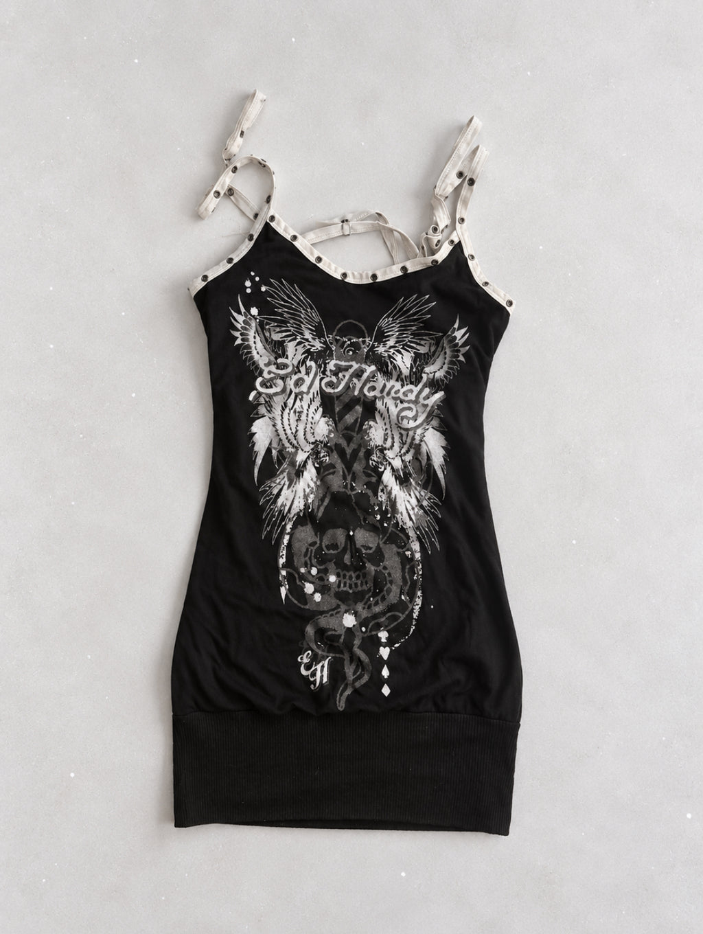 Винтидж Ed Hardy by Christian Audigier туника