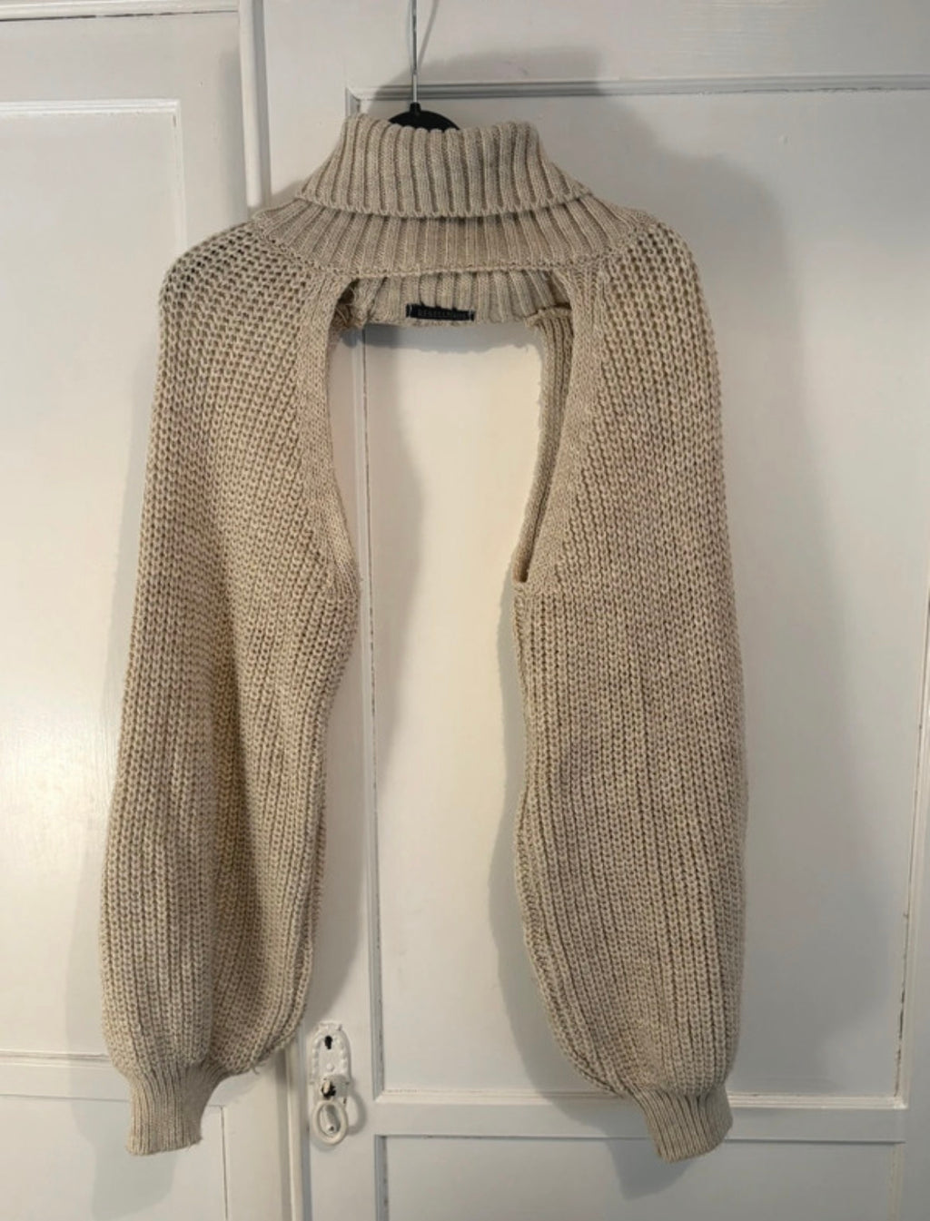 Rebellious Chunky Knit Turtleneck Shrug