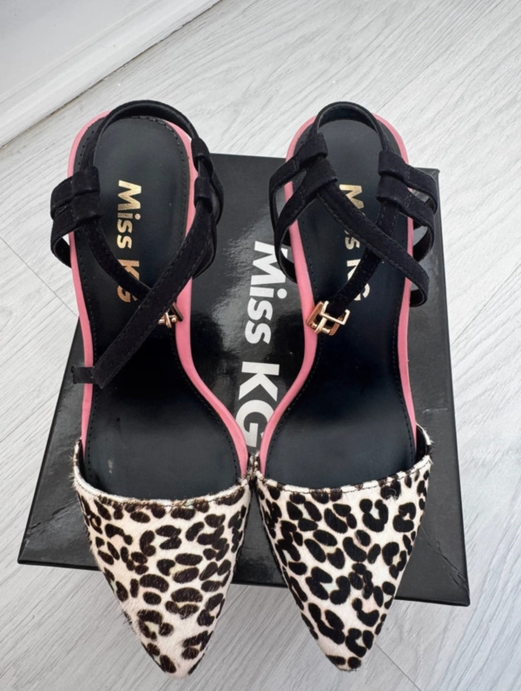 Kurt Geiger сандали на ток с леопардов принт - 38