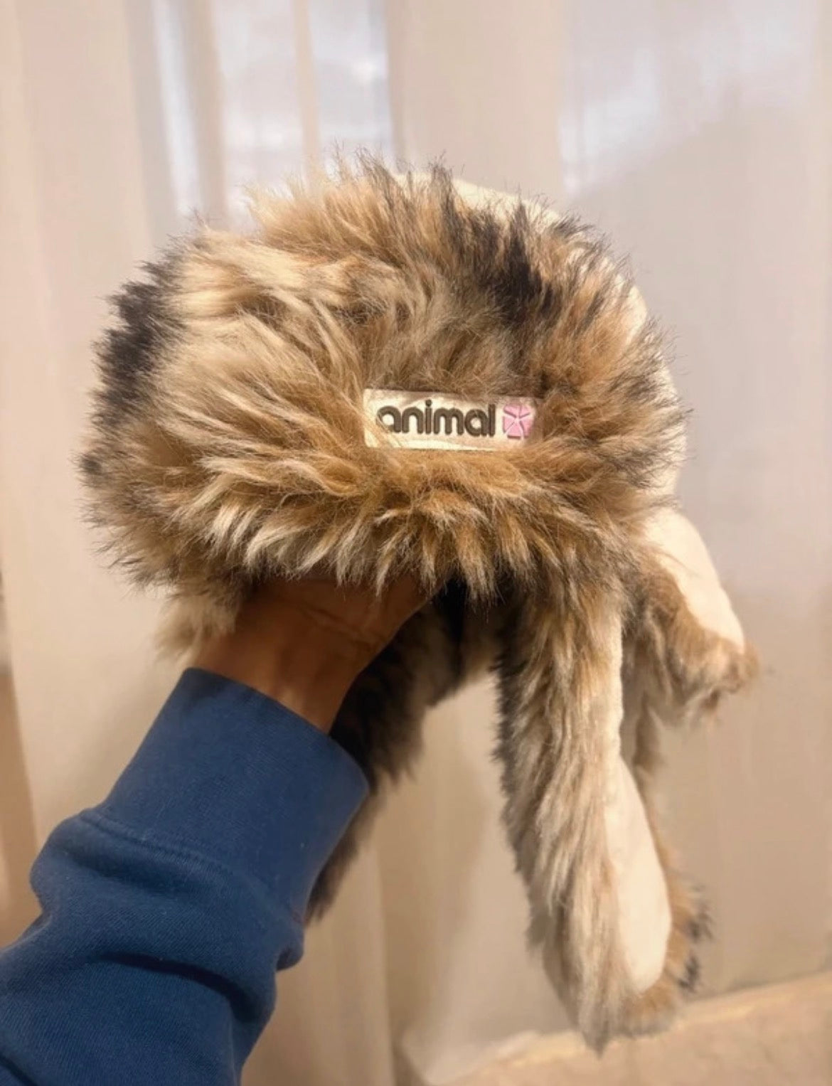Винтидж зимна шапка Animal