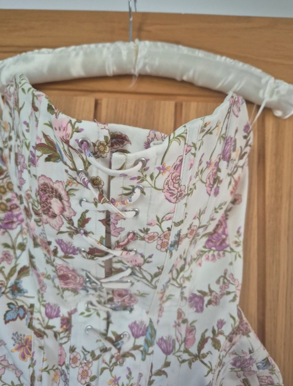 Zara floral corset mini рокля