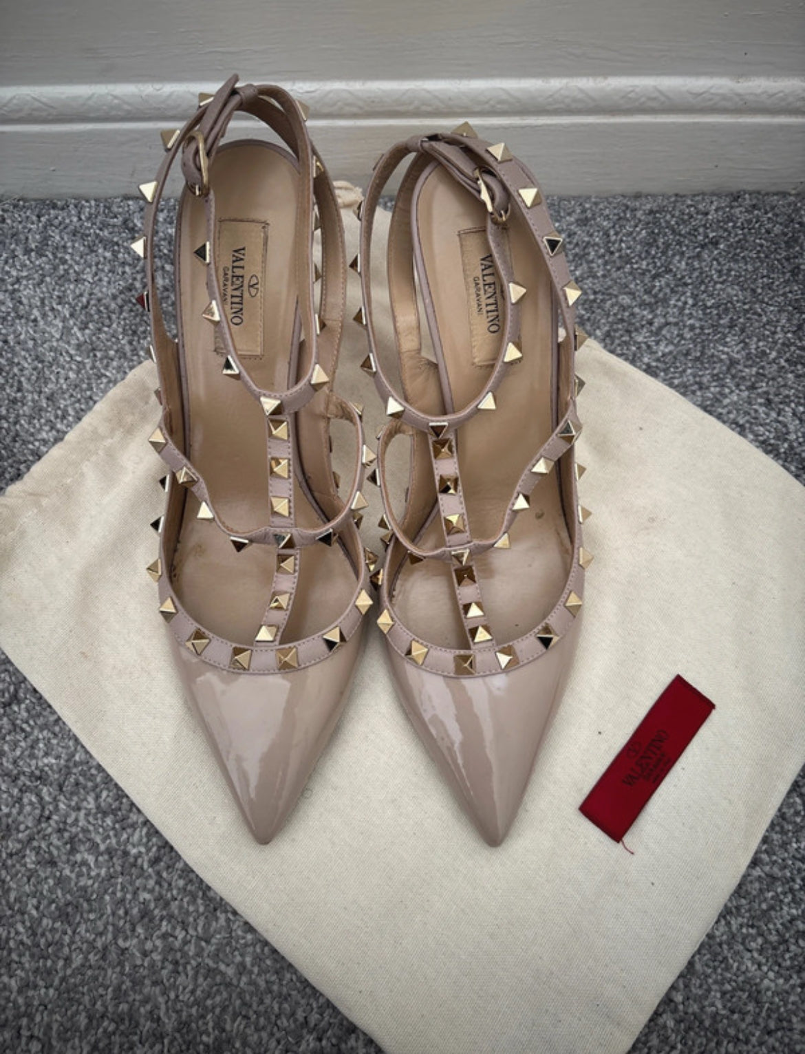 Valentino Garavani Rockstud обувки на ток - 40,5