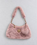 Juicy Couture faux-fur shoulder чанта