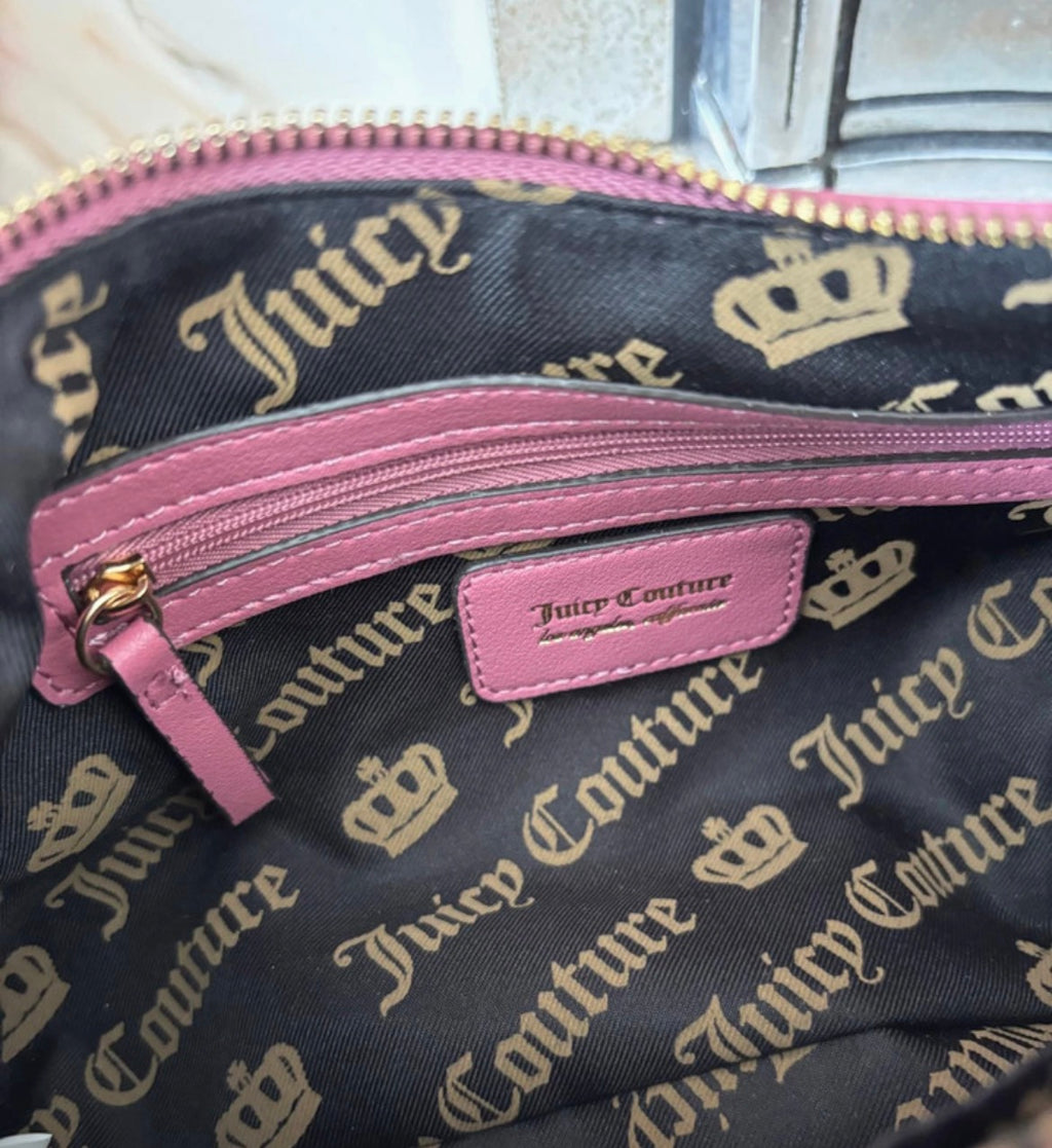 Juicy Couture Varsity велурена чанта