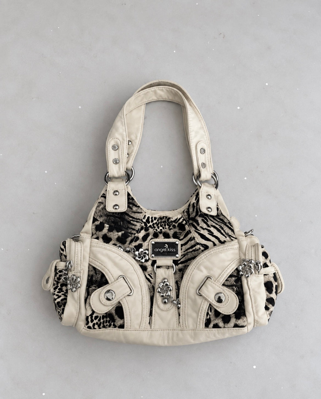Angel Kiss Animal Print Y2K чанта