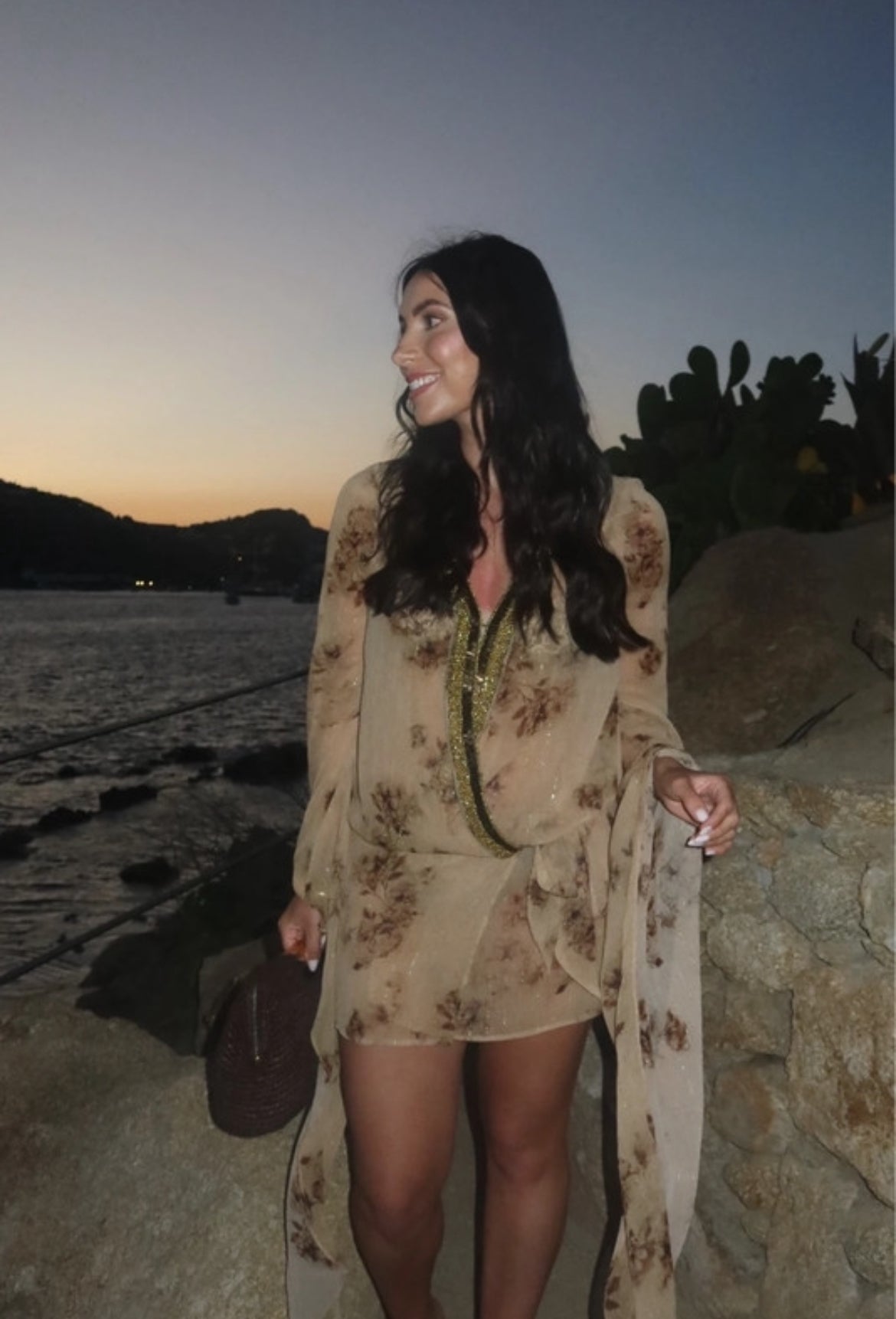 Мини рокля Jaded London Iberis Chiffon Wrap
