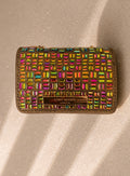 Мини чанта Kurt Geiger Micro Multicoloured Clutch с цветни кристали