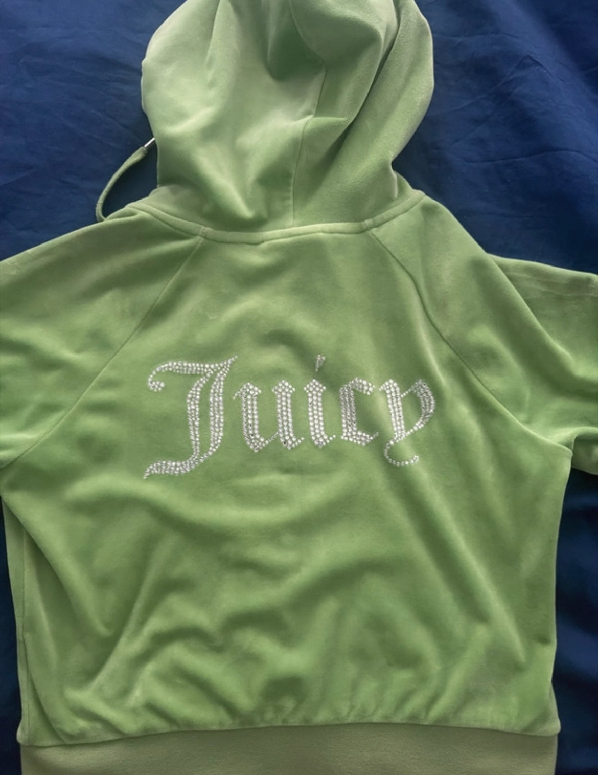 Juicy Couture zip-up hoodie в свеж зелен нюанс