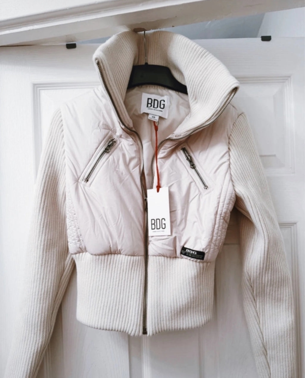 BDG for Urban Outfitters cropped hybrid jacket