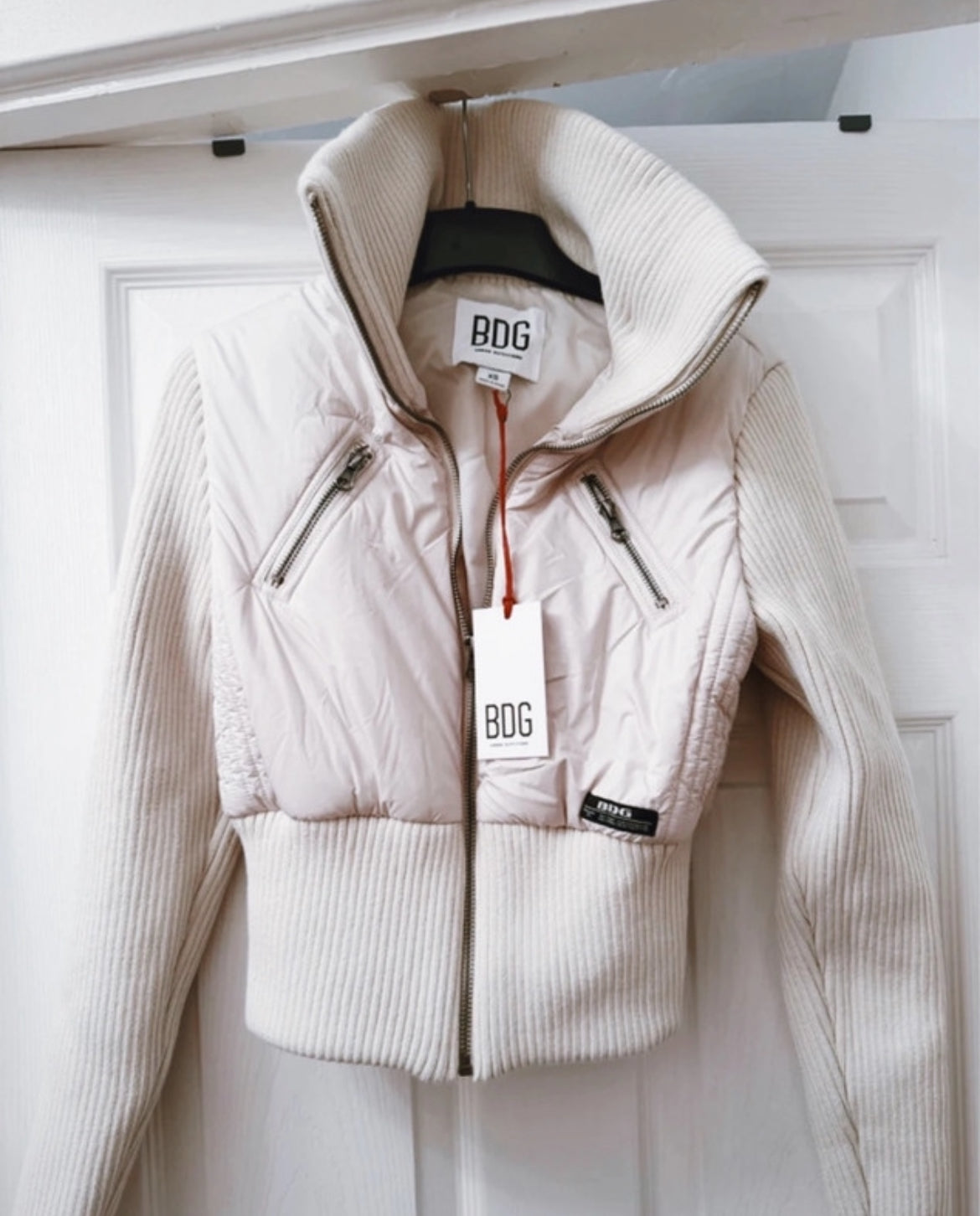 BDG for Urban Outfitters cropped hybrid jacket