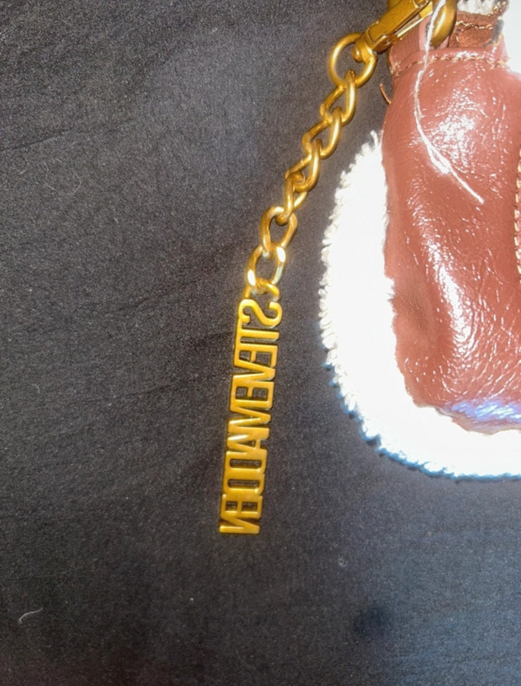 Steve Madden Y2K Shearling Shoulder чанта