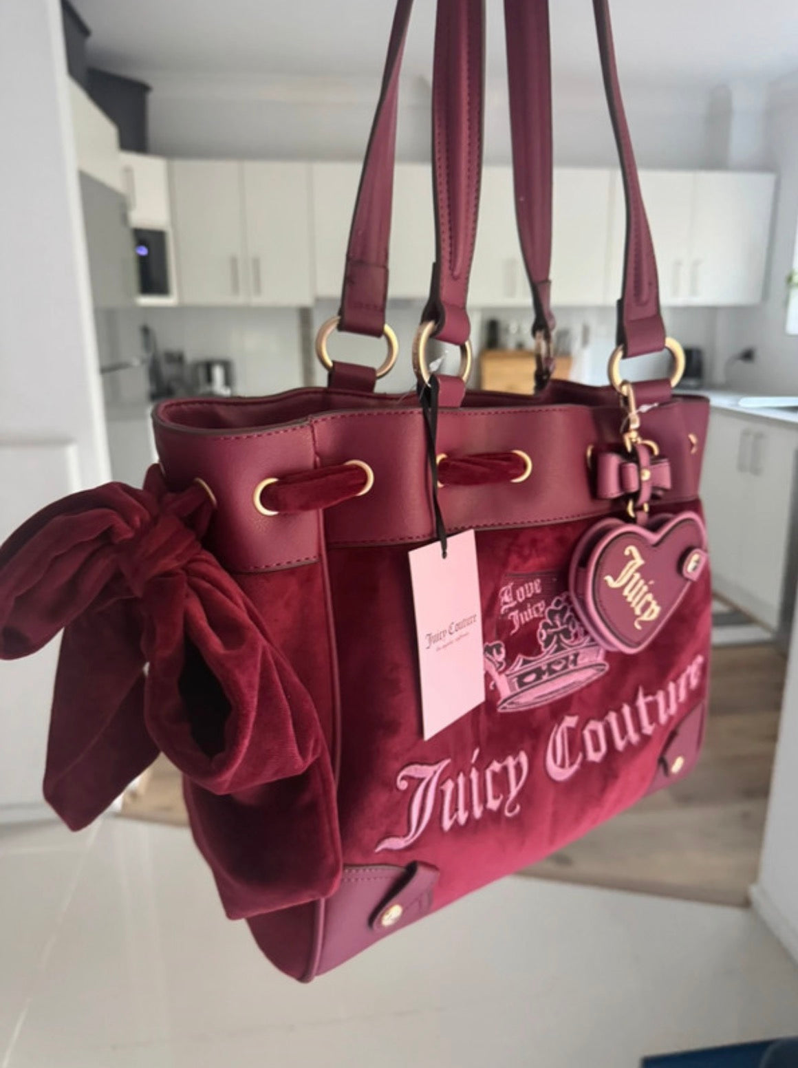 Чанта Juicy Couture Daydreamer в бордо