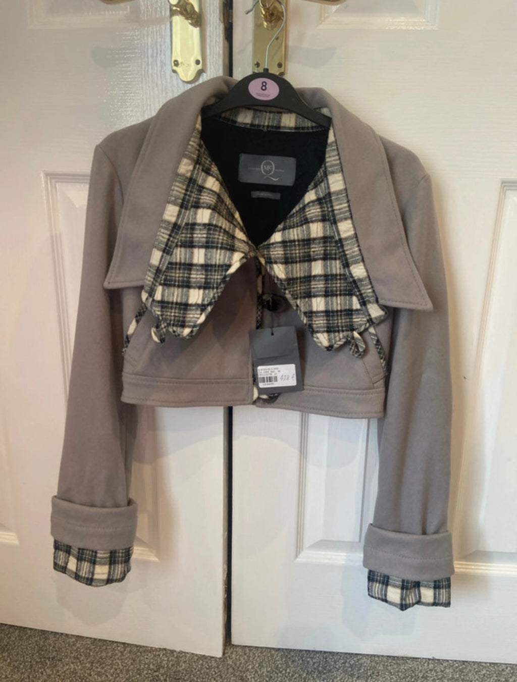 Alexander McQueen Tartan Cropped яке