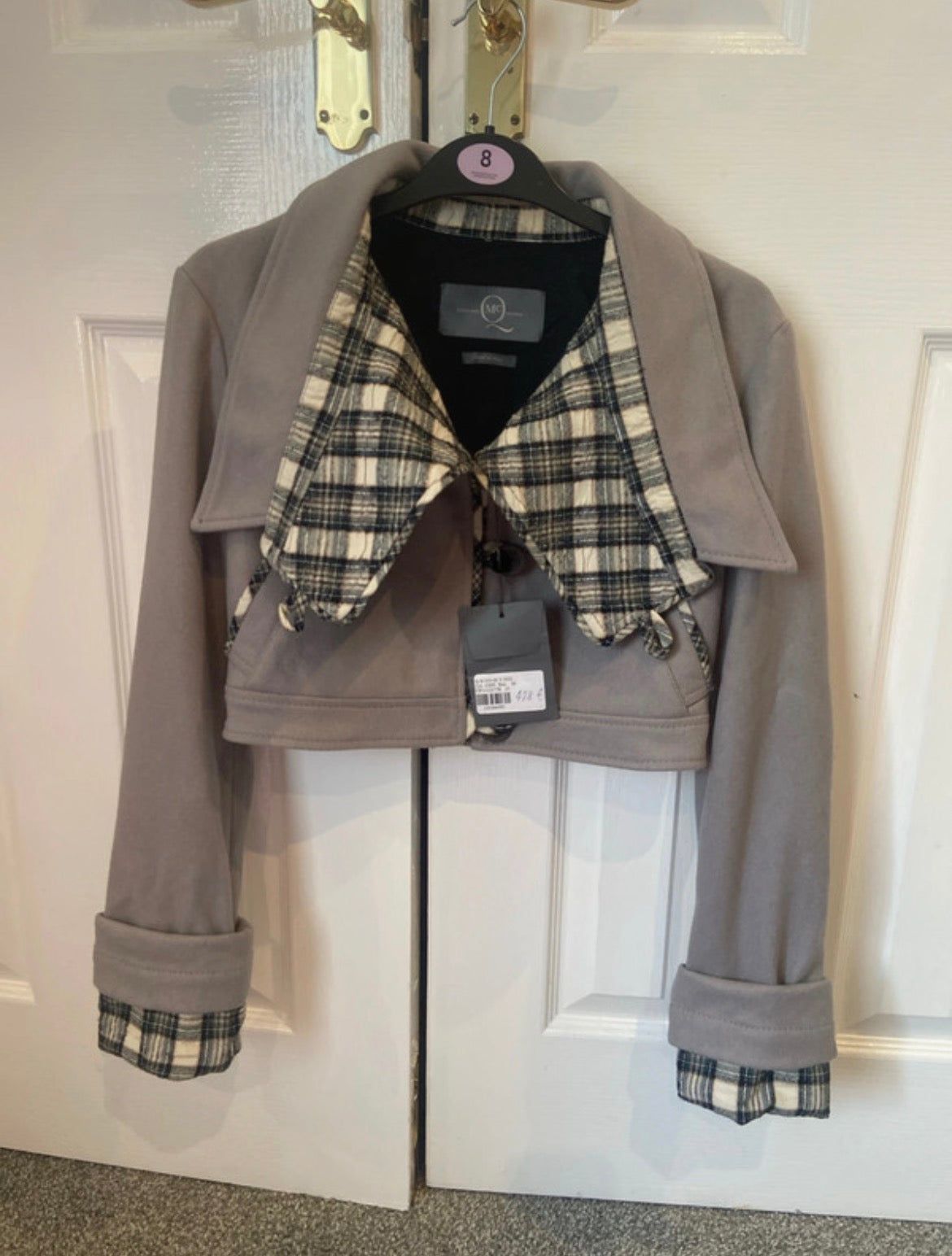Alexander McQueen Tartan Cropped яке